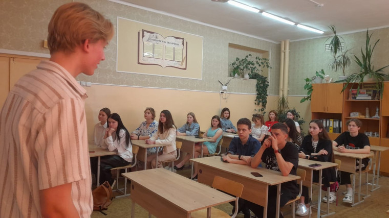 Встреча со студентом КГУ.