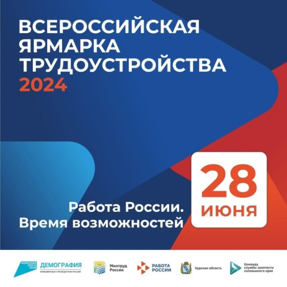 Всероссийская ярмарки трудоустройства 2024.